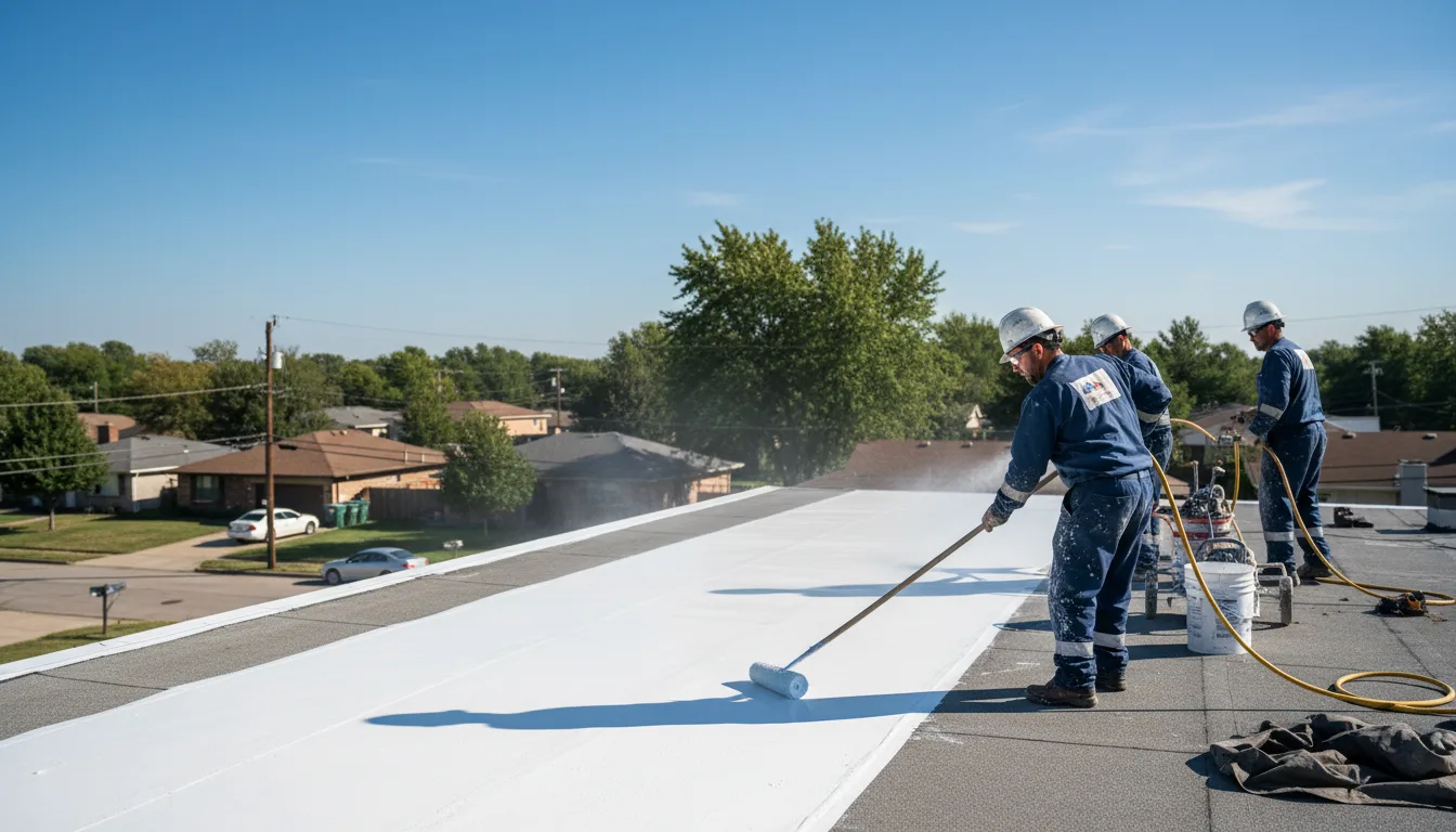 Commercial roof coating in Fair Bluff, NC near me